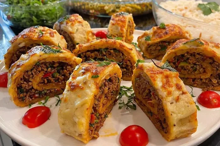 طرز تهیه رولت سیب زمینی فینگر فود