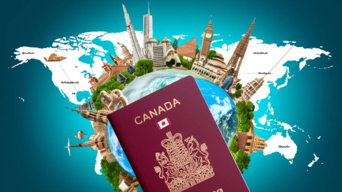 ۴۵ کشور نیازمند ویزا برای دارندگان پاسپورت کانادا