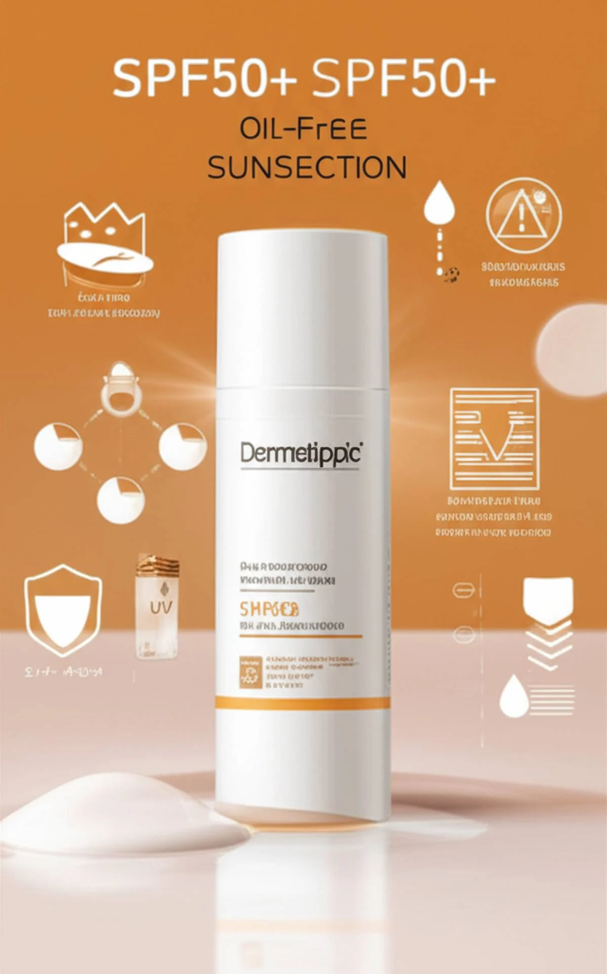 ضد آفتاب فاقد چربی SPF50+ درماتیپیک - ویژگی ها و مزایا