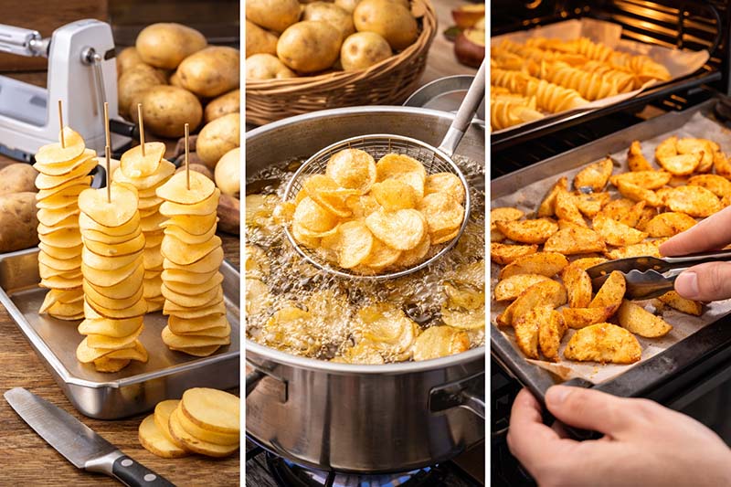 طرز تهیه انواع چیپس و بررسی مدل‌های مختلف