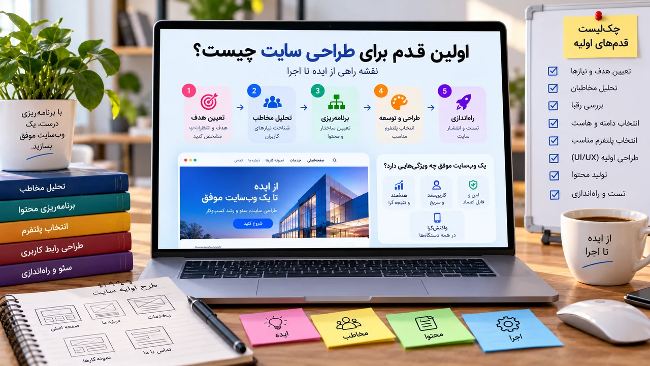 برنامه نویسی | افزونه اولین قدم برای طراحی سایت چیست؟ نقشه راه از ایده تا اجرا